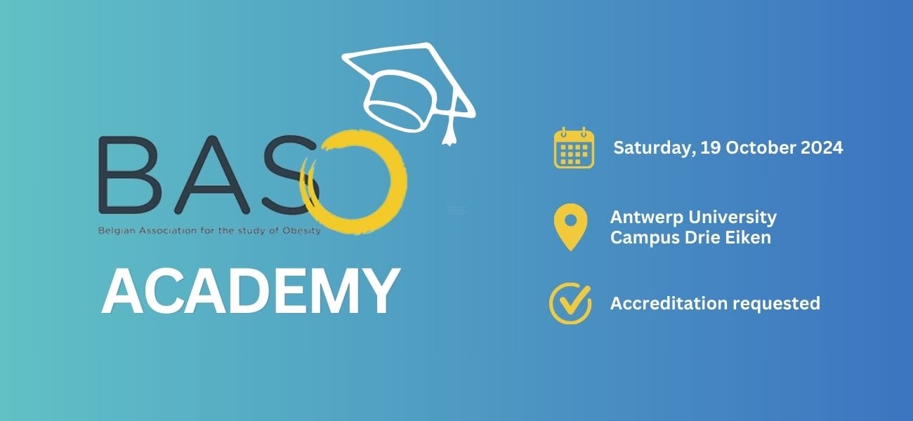 BASO Academy event details: Saturday, 19 October 2024, Antwerp University, Campus Drie Eiken, accreditation requested. Logo features a graduation cap. BASO Academy event details: Saturday, 19 October 2024, Antwerp University, Campus Drie Eiken, accreditation requested. Logo features a graduation cap.