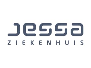 Logo with the text "Jessa Ziekenhuis" in a modern, rounded font on a white background.